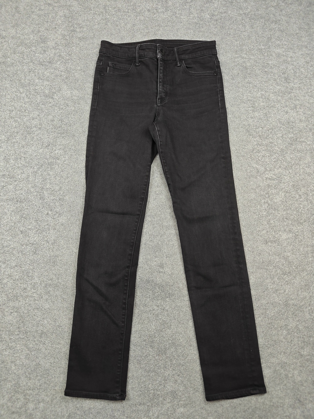 Helmut Lang Jeans Womens 28 Black Ankle Skinny Slim Stretch Zipper Pockets